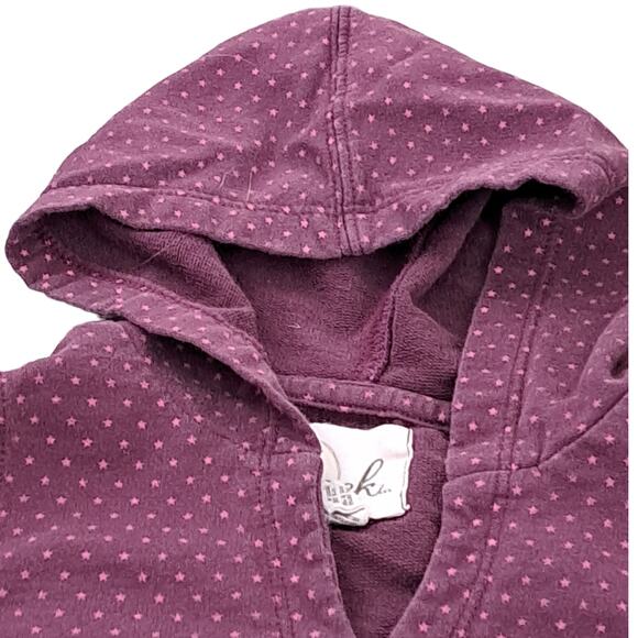 Girl's Peek Purple Polka Dot Hoodie  Size XS 2-3 - Picture 2 of 9